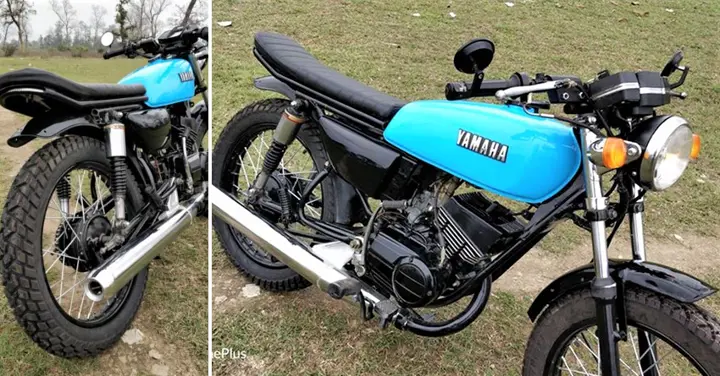 Meet Yamaha RX 135 Cafe Racer by Vedansh Automobile (Dehradun)