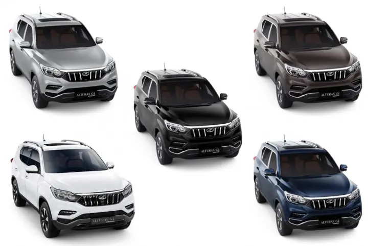 Mahindra Alturas Colors
