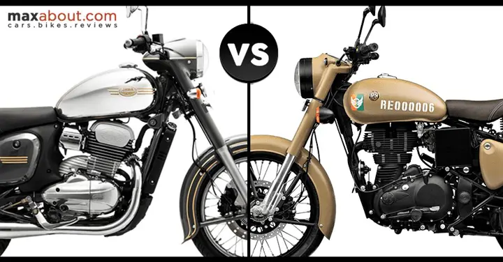Jawa Classic 300 (Rear Disc) vs Royal Enfield Classic 350 (Rear Disc)