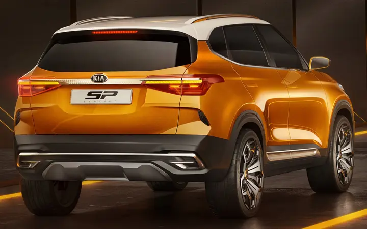 Kia SP Concept Rear 3-Quarter