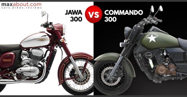 Jawa 300 vs UM Renegade Commando 300 (Quick Comparison)