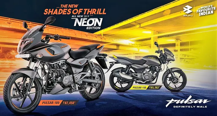 Bajaj Pulsar 180F Listed on the Official Website
