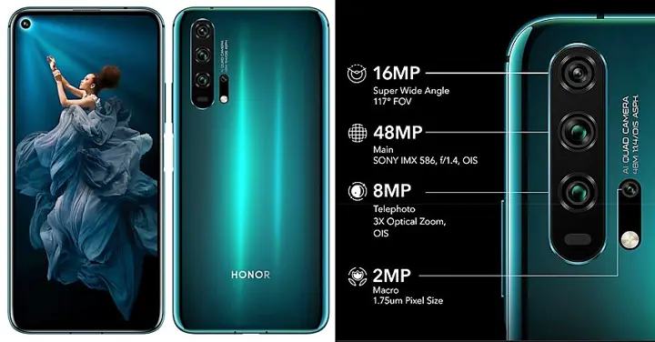 HONOR 20 Pro Officially Announced for 599 Euros (INR 46,500)