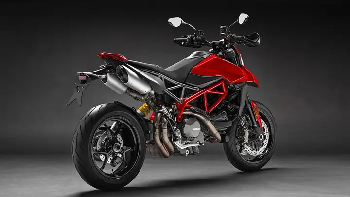 Ducati Hypermotard 950 Rear 3-Quarter View
