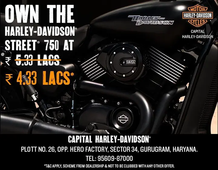 Harley-Davidson Street 750 Discount