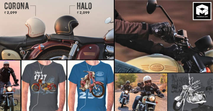 Official Price List of Jawa Helmets and Riding Gear in India