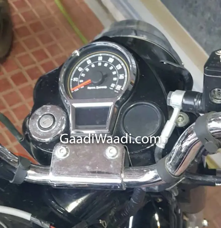 2021 RE Classic 350 Instrument Console Spy Photo
