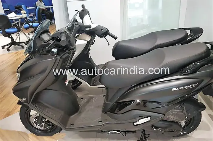 Matte Black Suzuki Burgman