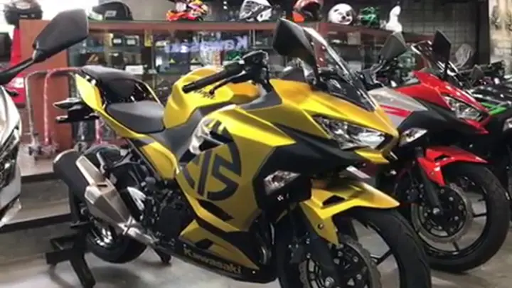 Matte Gold Kawasaki Ninja 250