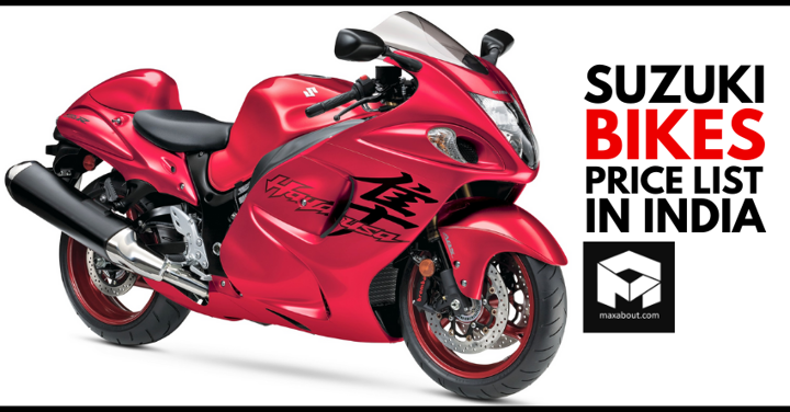 2020 Price List of Latest Suzuki Bikes Available in India