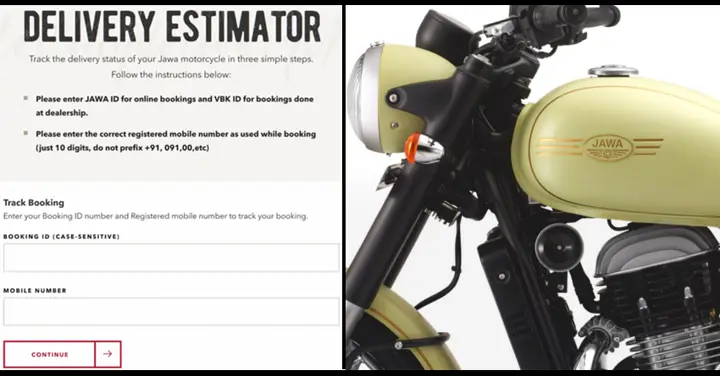 Jawa Delivery Estimator Version 2.0 Launched in India