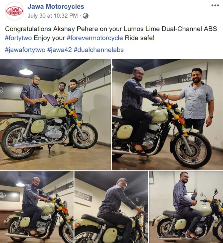 Jawa Dual-Channel ABS Deliveries