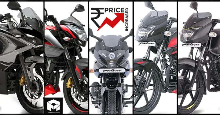 Bajaj Pulsar 150, NS160, 180F, 220F, NS200 and RS200 Price Increased