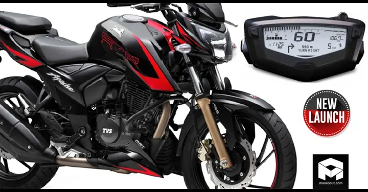 Bluetooth-Enabled TVS Apache RTR 200 4V Launched @ INR 1.14 Lakh