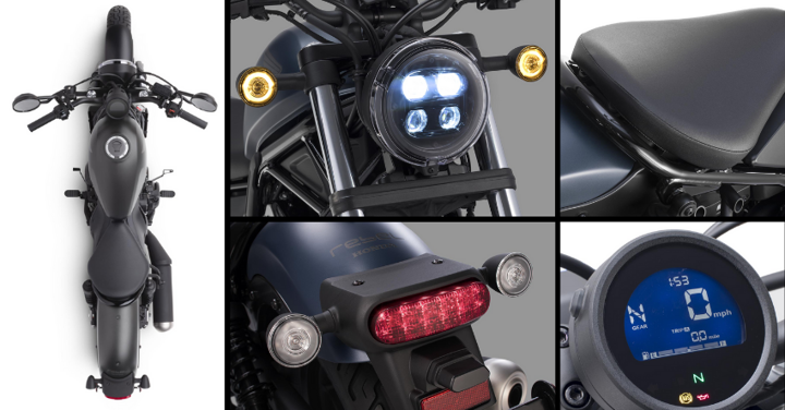 2020 Honda Rebel 300 and Rebel 500 Cruiser Bikes Unveiled