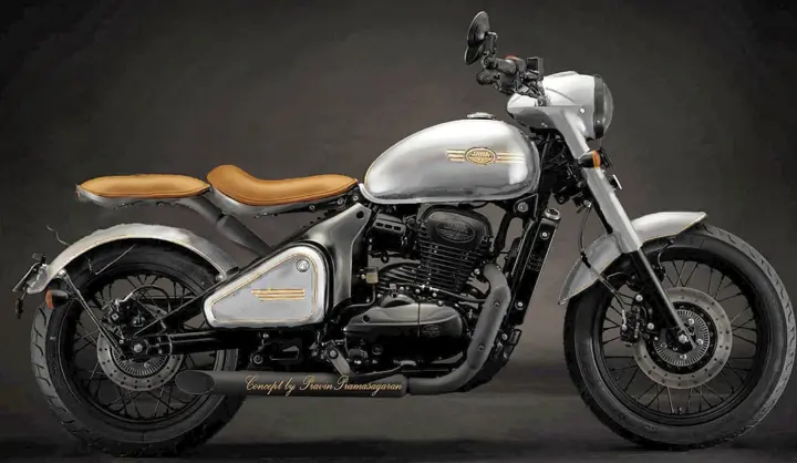 Dual-Seat Jawa Perak Concept