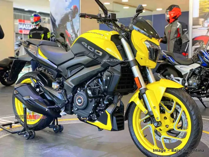 Customized Yellow Bajaj Dominar 400
