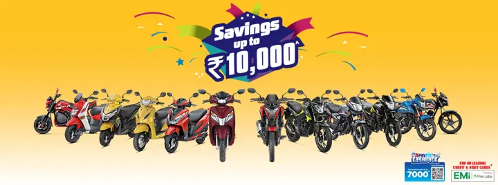 BS4 Honda Bikes and Scooters Savings