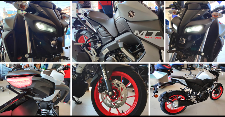 Ice Fluo Yamaha MT-15 Walkaround Video by MRD Vlogs