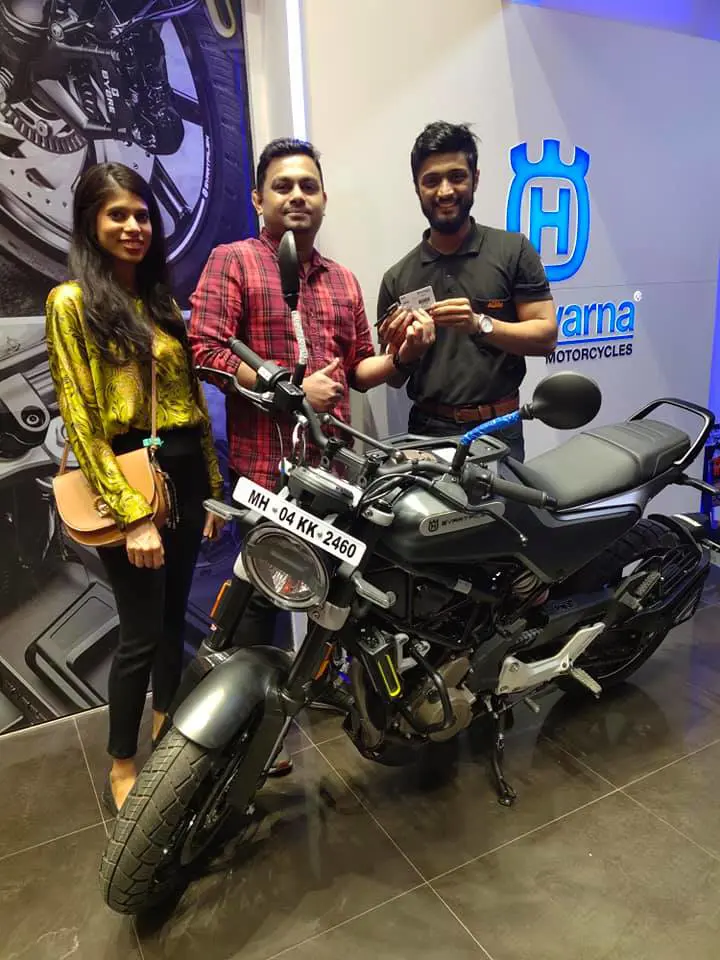 250cc Husqvarna Motorcycle Delivered
