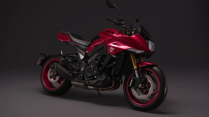 Red Suzuki Katana Sportbike