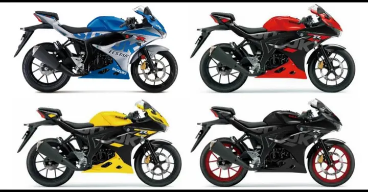 2020 Suzuki GSX-R150 Colour Options