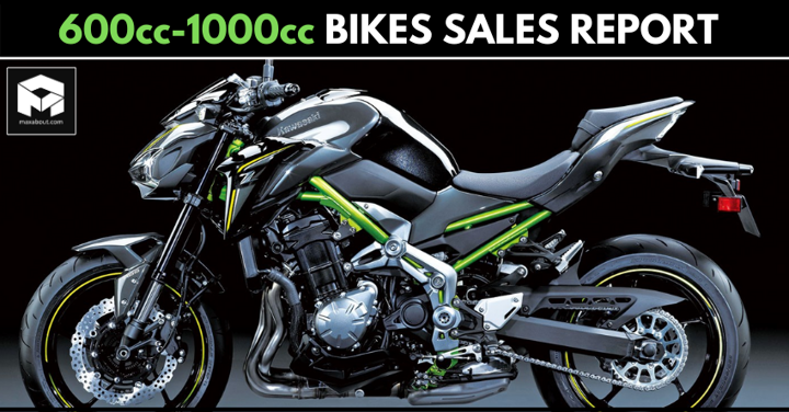 Sales Report: 600cc-1000cc Bikes in India (March 2020)