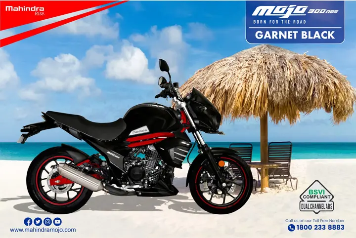 Mahindra Mojo 300 Garnet Black