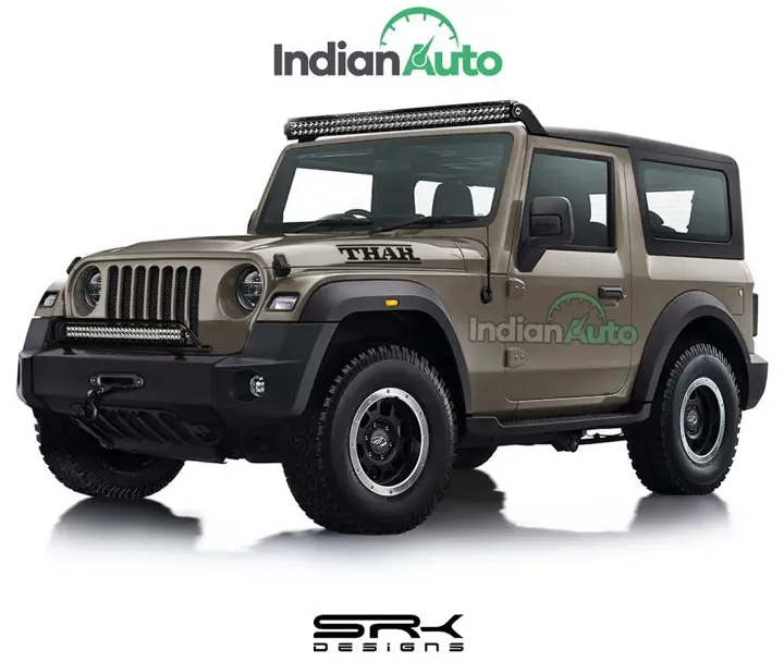 Mahindra Thar Imagined with Jeep Grille