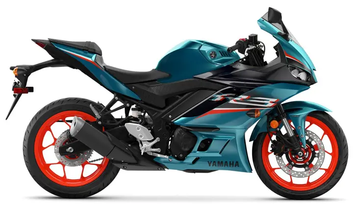 Electric Teal Yamaha R3 Sportbike Officially Unveiled