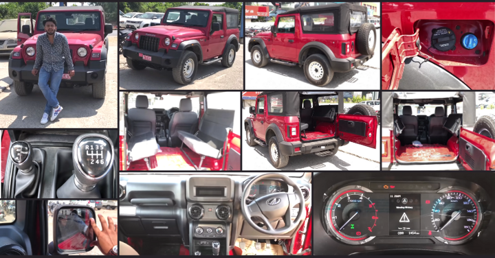 New Mahindra Thar AX 6-Seater Walkaround Video by Ashutosh Yadav