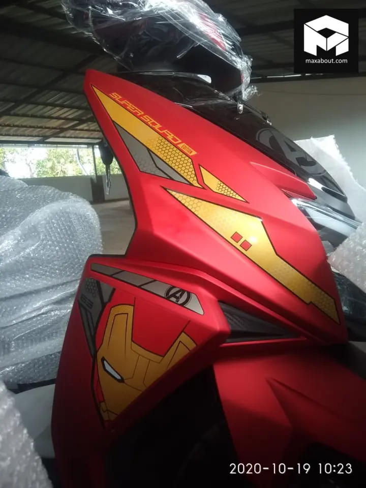 TVS Ntorq Marvel Avengers Edition (Iron Man Theme)