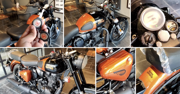 Orange Ember Royal Enfield Classic 350