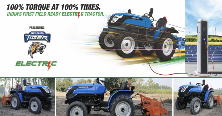 Sonalika Electric Tractor Price and Key Details [India's 1st Electric Tractor]