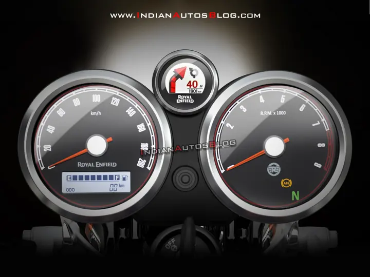 2021 Royal Enfield Continental GT 650 Instrument Cluster