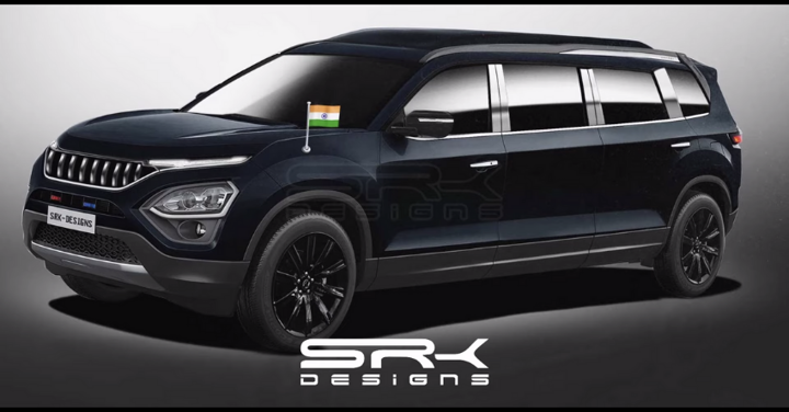 Meet Armoured Tata Safari Bureaucrat Limousine Featuring The Indian Flag