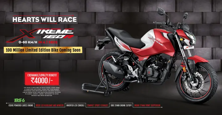 Hero Xtreme 160R 100 Million Limited Edition Coming Soon