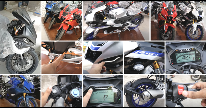 Yamaha R15 V4 and R15M Sports Bikes Detailed in a Live Video
