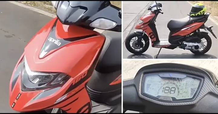 2022 Aprilia SR 160 Spotted
