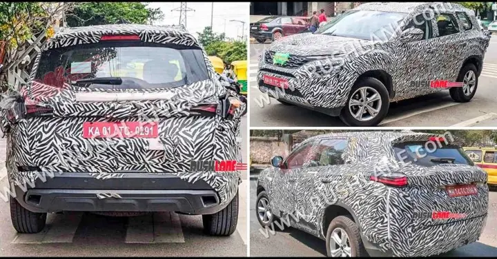 New Tata Safari And Harrier Petrol Variants Spotted Road Testing