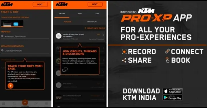 KTM Pro-XP Smartphone App Launched in India - Here are the Key Features