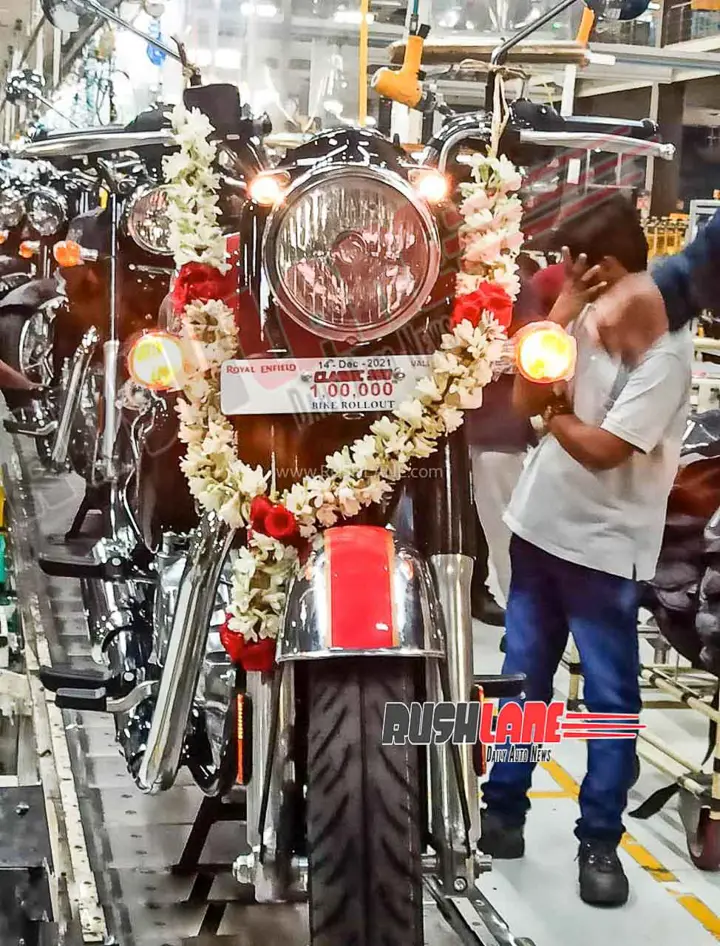 New Royal Enfield Classic 350 Achieves 1 Lakh Production Milestone