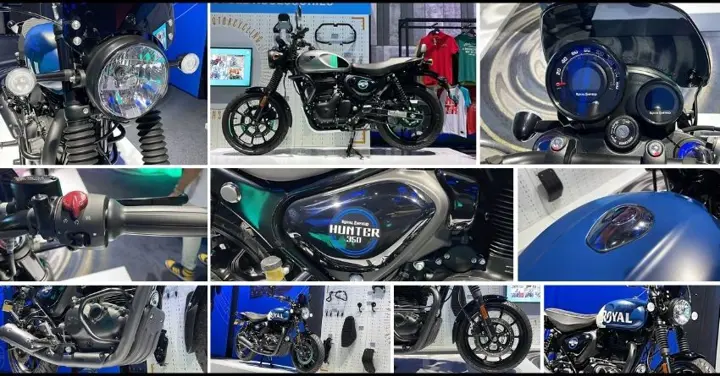 Live Photos of Royal Enfield Hunter 350; Official Launch Today
