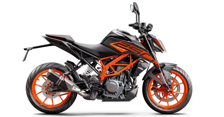 KTM 250 Duke Side View