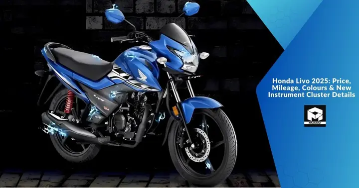 Honda Livo 2025: Price, Mileage, Colours & New Instrument Cluster Details