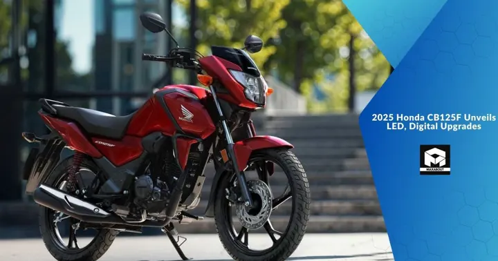 2025 Honda CB125F Unveils LED, Digital Upgrades