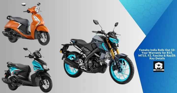 Yamaha India Rolls Out 10-Year Warranty for R15, MT15, FZ, Fascino & RayZR: Key Details