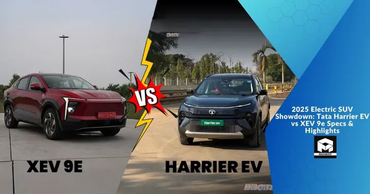 2025 Electric SUV Showdown: Tata Harrier EV vs XEV 9e Specs & Highlights