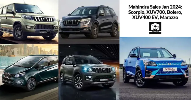 Mahindra Sales Jan 2024: Scorpio, XUV700, Bolero, XUV400 EV, Marazzo