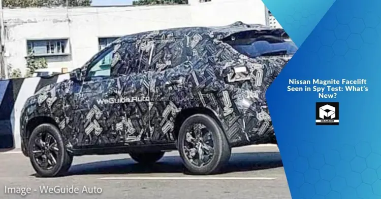 Nissan Magnite Facelift Seen in Spy Test: What's New?